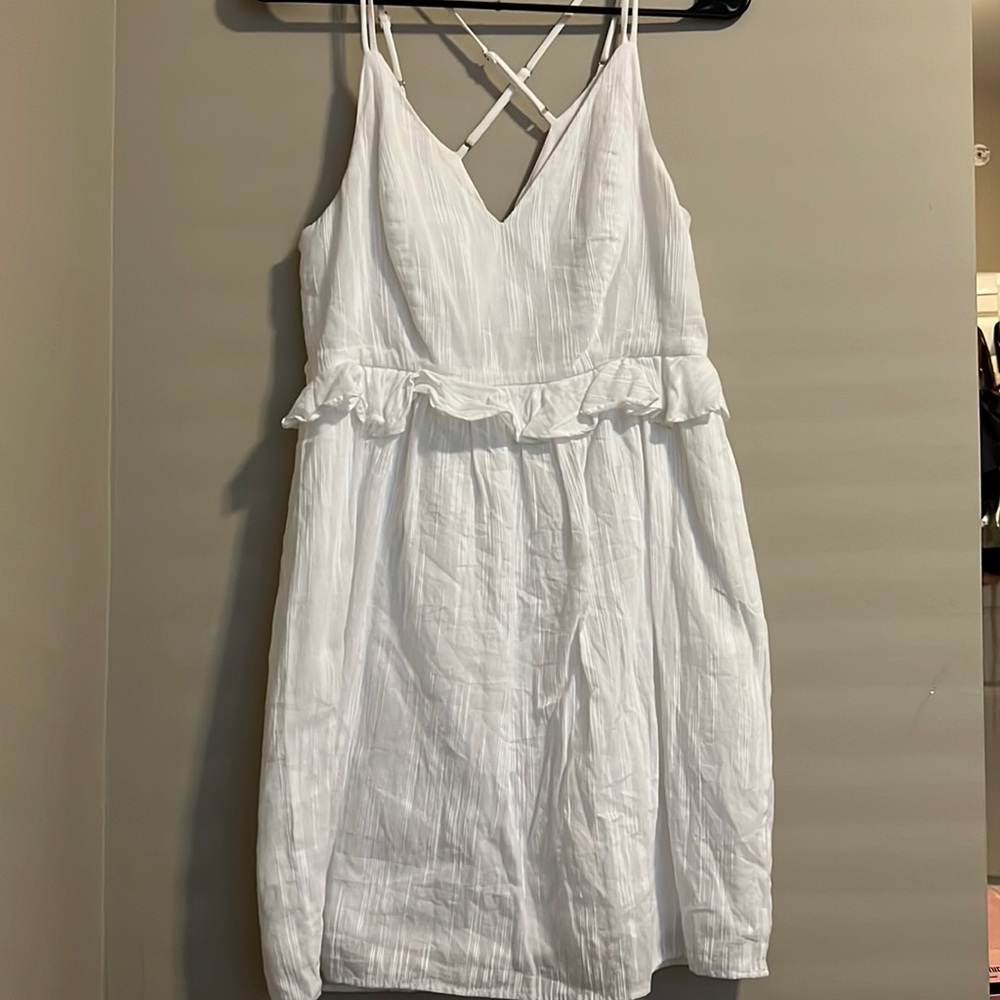 BCBG white dress size 4